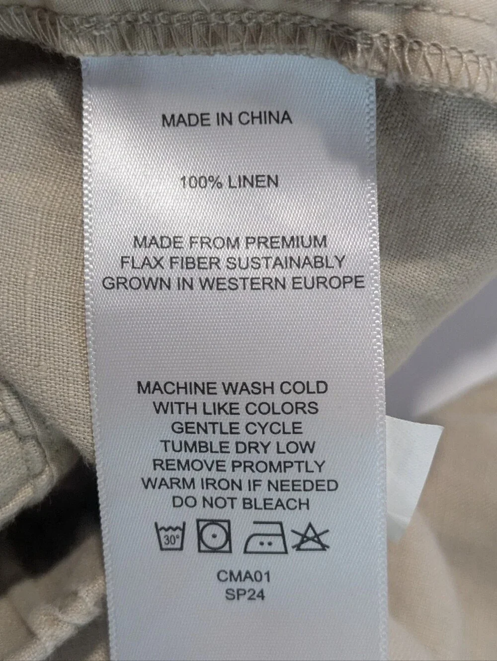 Quince European Linen Pants In Driftwood